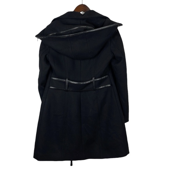 Mackage Steffy flat  black wool coat with toggle closures - Picture 4 of 14